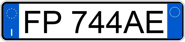 Numer rejestracyjny FP744AE posiada MERCEDES Classe C Cpe