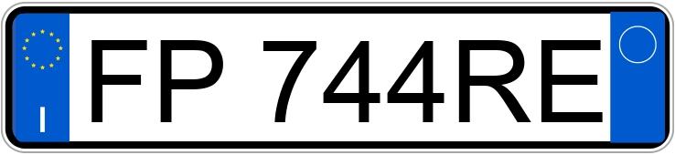 Numer rejestracyjny FP744RE posiada BMW Serie 2 Cabrio