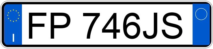 Numer rejestracyjny FP746JS posiada FORD C-Max 2a serie