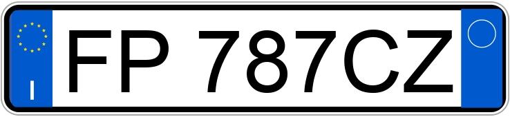 Numer rejestracyjny FP787CZ posiada JEEP Renegade