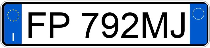 Numer rejestracyjny FP792MJ posiada BMW X1