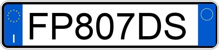 Numer rejestracyjny FP807DS posiada PEUGEOT 208 1o serie