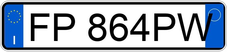 Numer rejestracyjny FP864PW posiada JEEP Renegade