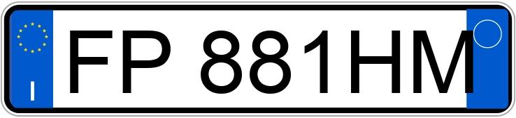 Numer rejestracyjny FP881HM posiada AUDI A4 5a serie