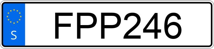 Numer rejestracyjny FPP246 posiada Toyota Celica GT Four