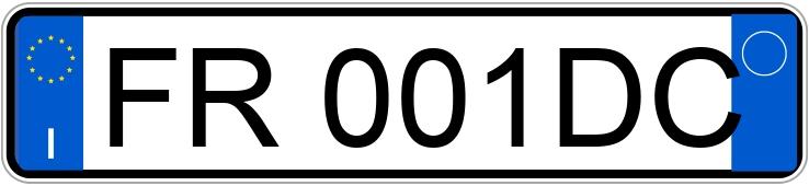 Numer rejestracyjny FR001DC posiada RENAULT CLIO