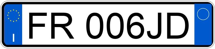 Numer rejestracyjny FR006JD posiada NISSAN Qashqai 2a serie