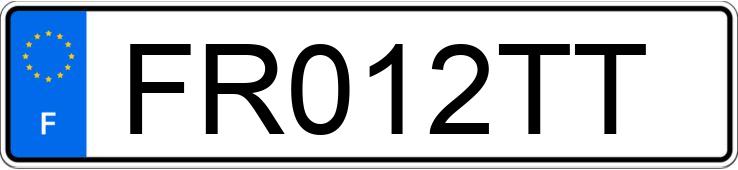 Numer rejestracyjny FR012TT posiada VOLKSWAGEN TRANSPORTER