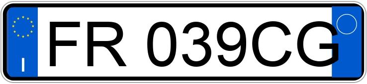 Numer rejestracyjny FR039CG posiada JAGUAR XE