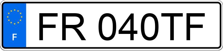 Numer rejestracyjny FR040TF posiada MERCEDES CLASSE A IV