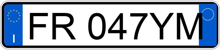 Numer rejestracyjny FR047YM posiada FIAT 500 Numer rejestracyjny FR047YM posiada FIAT 500