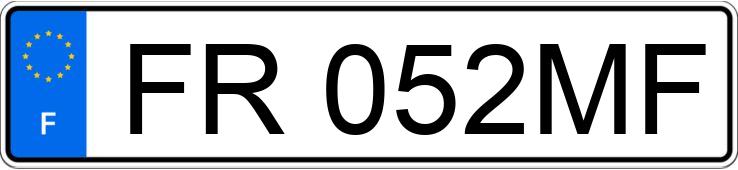 Numer rejestracyjny FR052MF posiada DACIA DUSTER