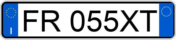 Numer rejestracyjny FR055XT posiada FIAT Panda 3a serie