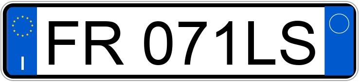 Numer rejestracyjny FR071LS posiada KIA Soul 2a serie