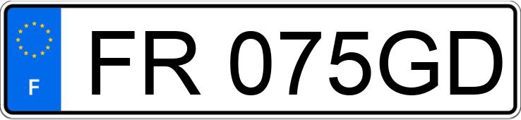 Numer rejestracyjny FR075GD posiada MG ZS II