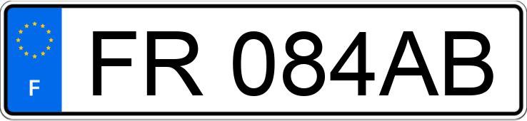 Numer rejestracyjny FR084AB posiada RENAULT ESPACE V