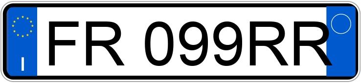 Numer rejestracyjny FR099RR posiada SMART fortwo 3as.