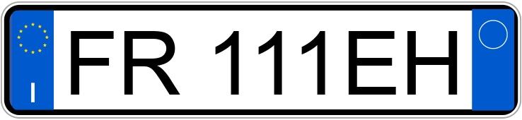Numer rejestracyjny FR111EH posiada TOYOTA Prius 3a serie Numer rejestracyjny FR111EH posiada TOYOTA Prius 3a serie