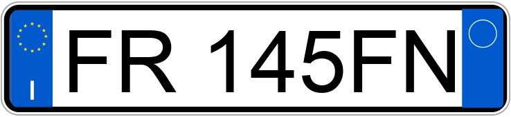 Registreringsnummeret FR145FN har TOYOTA PROACE