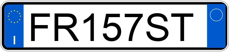 Numer rejestracyjny FR157ST posiada SMART forfour 2as.