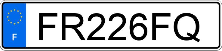 Numer rejestracyjny FR226FQ posiada MERCEDES CLASSE GLC