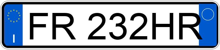 Numer rejestracyjny FR232HR posiada BMW Serie 6 G.C. Numer rejestracyjny FR232HR posiada BMW Serie 6 G.C.