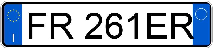 Il numero di registrazione FR261ER ha NISSAN NISSAN QASHQAI