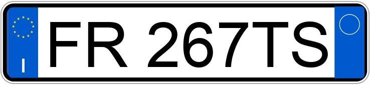 Numer rejestracyjny FR267TS posiada AUDI Q2