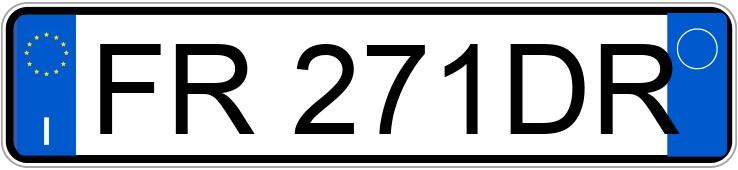 Numer rejestracyjny FR271DR posiada FORD Focus 3a serie