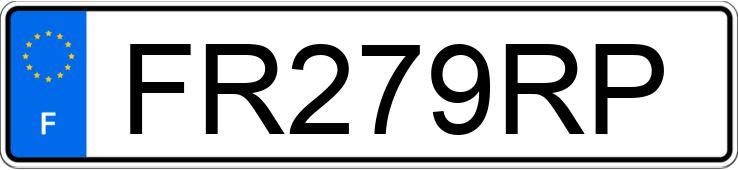 Numer rejestracyjny FR279RP posiada RENAULT MASTER