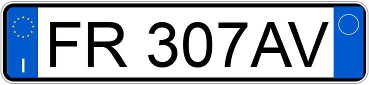 Numer rejestracyjny FR307AV posiada KIA Stonic