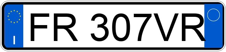 Numer rejestracyjny FR307VR posiada ALFA ROMEO Giulietta