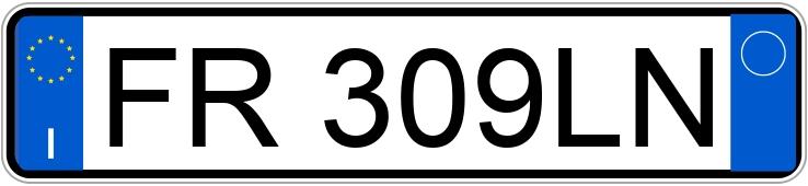 Numer rejestracyjny FR309LN posiada ALFA ROMEO Stelvio