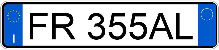 Numer rejestracyjny FR355AL posiada FIAT 500X