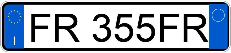 Numer rejestracyjny FR355FR posiada RENAULT Twingo 3a serie