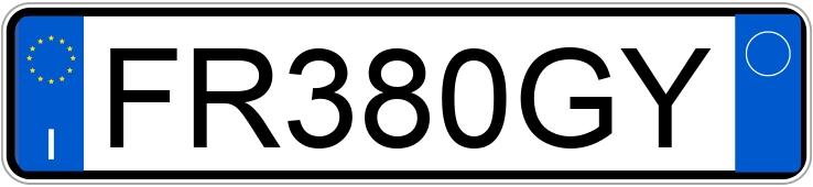 Numer rejestracyjny FR380GY posiada OPEL Corsa 5a serie