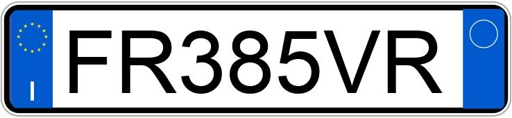 Numer rejestracyjny FR385VR posiada ALFA ROMEO Giulietta Numer rejestracyjny FR385VR posiada ALFA ROMEO Giulietta