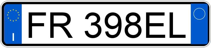 Numer rejestracyjny FR398EL posiada ALFA ROMEO Giulietta