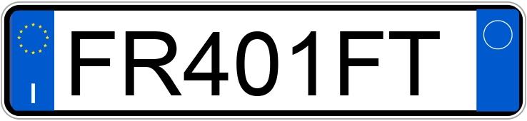 Numer rejestracyjny FR401FT posiada LANCIA Ypsilon 3a serie