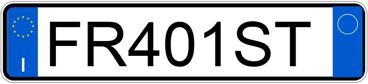 Numer rejestracyjny FR401ST posiada LAND ROVER Range Rover Velar