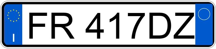 Numer rejestracyjny FR417DZ posiada FORD Tourneo Courier 1as