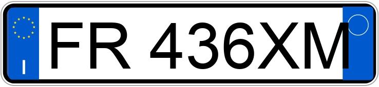 Numer rejestracyjny FR436XM posiada LAND ROVER RR Evoque 1a serie