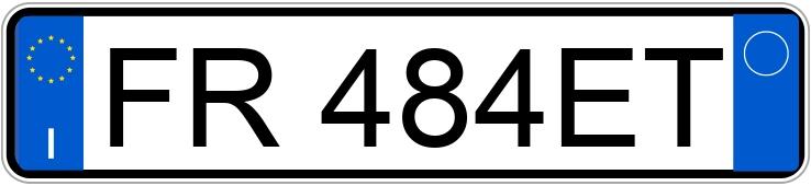 Numer rejestracyjny FR484ET posiada AUDI A3 3a serie Numer rejestracyjny FR484ET posiada AUDI A3 3a serie