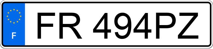 Numer rejestracyjny FR494PZ posiada MERCEDES SPRINTER 211 CDI 35 FCS