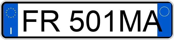 Numer rejestracyjny FR501MA posiada MITSUBISHI Space Star 2a serie