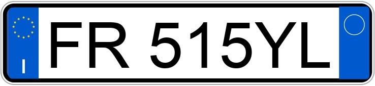 Numer rejestracyjny FR515YL posiada FIAT 500X