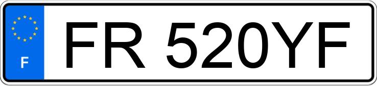 Il numero di registrazione FR520YF ha PEUGEOT 3008