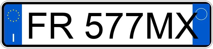 Die Registrierungsnummer FR577MX hat VOLVO XC60