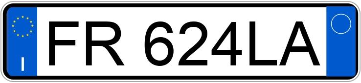 Numer rejestracyjny FR624LA posiada Bmw 