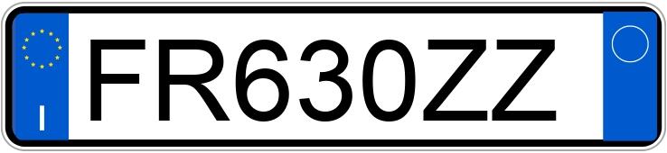 Numer rejestracyjny FR630ZZ posiada FIAT Panda 3a serie